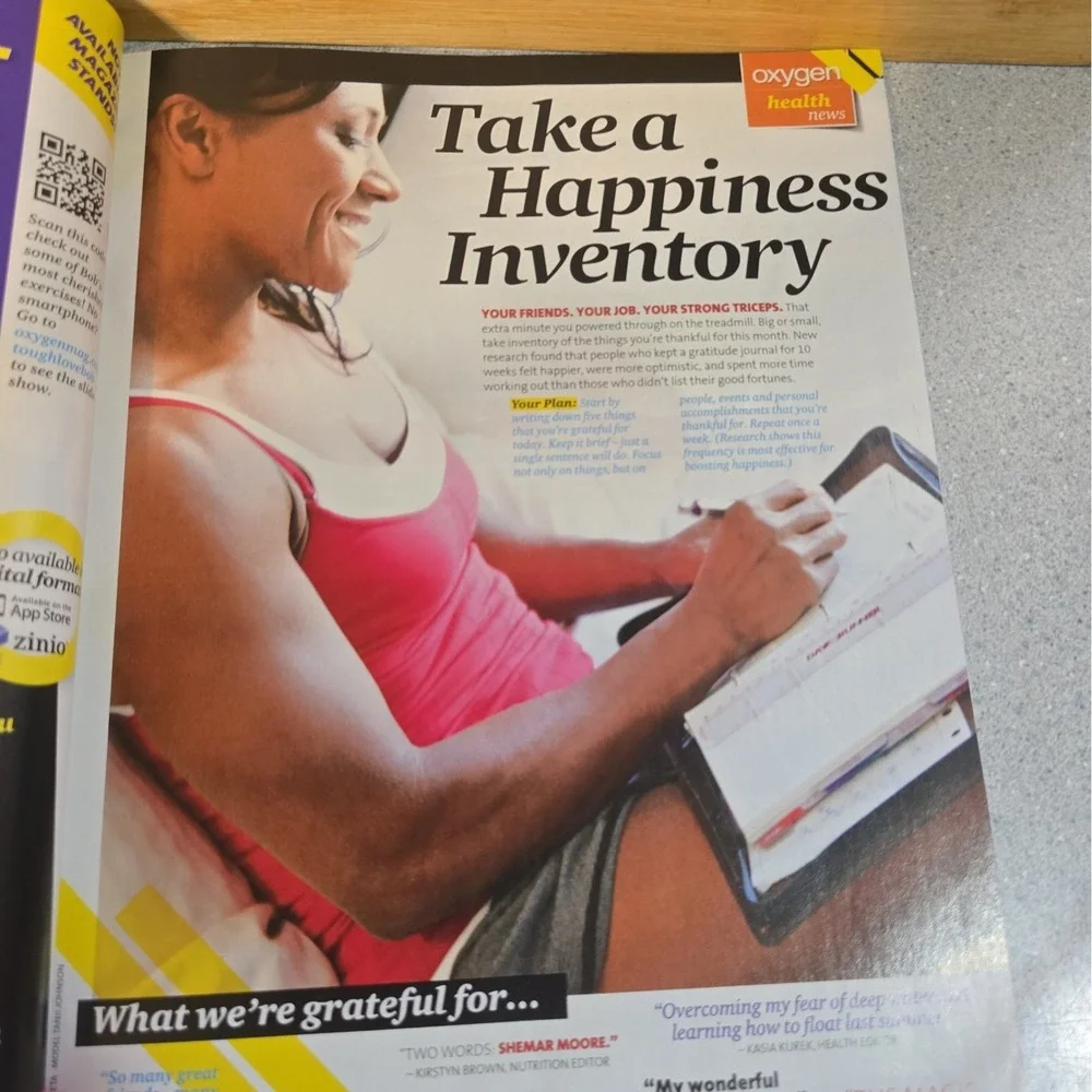 Oxygen Nov 2012 Magazine Veronique Morin Cover Womens 2012 Fitness Universe Week